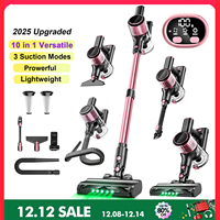 Cordless Vacuum Cleaner, 40Kpa/500W/45min 10 in 1 Powerful Stick Vacuum Cleaner for Home Pet Hair/Hard Floor/Carpet