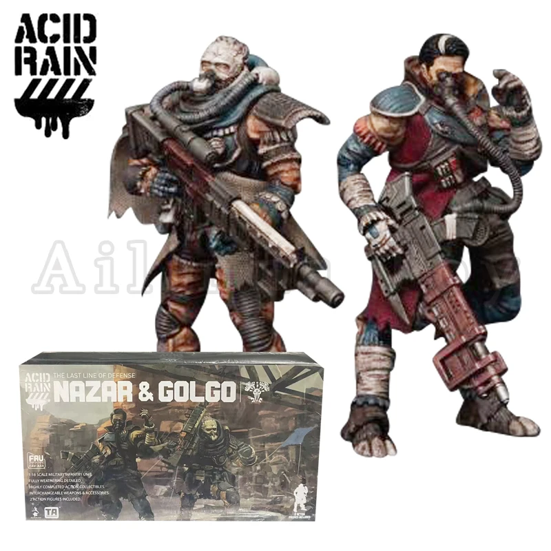 Zure Regen 1/18 Action Figure (2 Stks/set) FAV-A53 Nazar & Golgo Anime Collectie Militaire Model Gratis Verzending