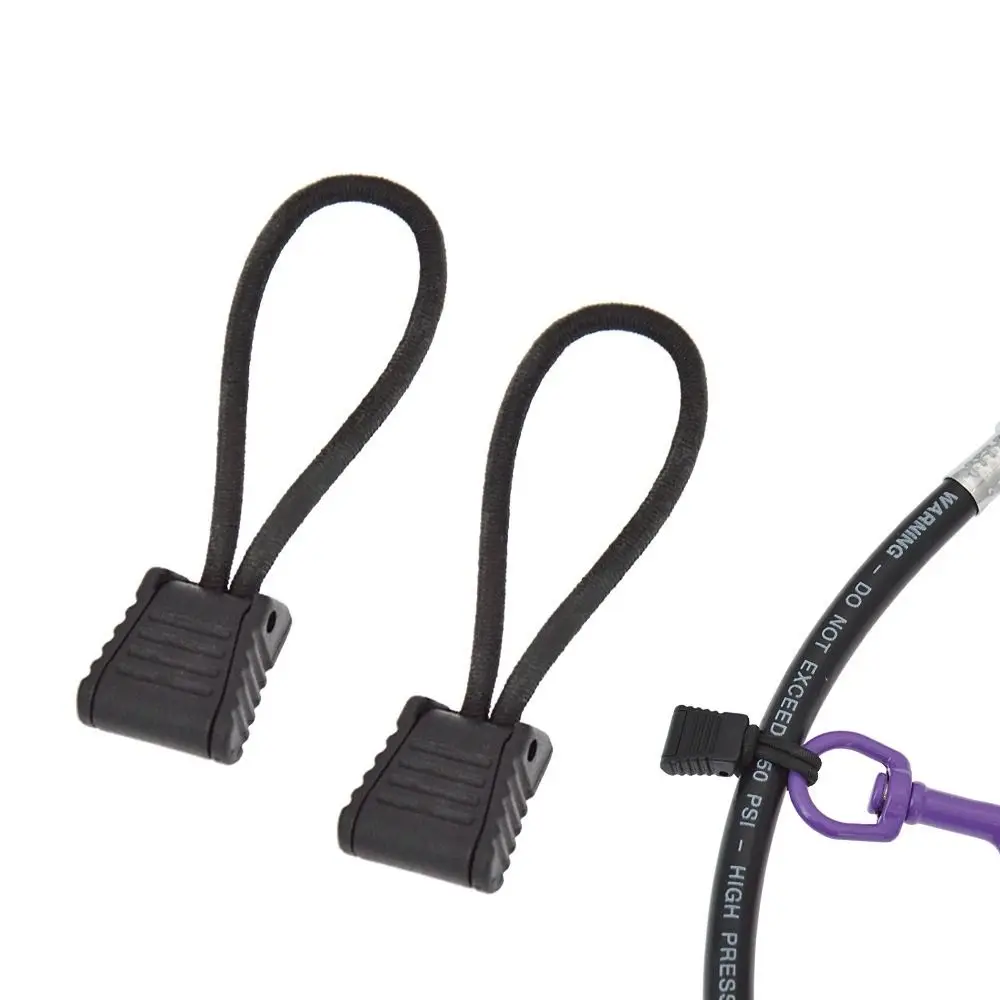

2Pcs Elastic Rope Diving Hose Clip Replacement Tie Down Strap Diving Retainer Rope Fixing Bungee Black Snorkel Attachment Rope