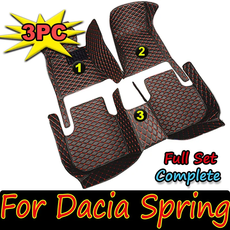 

Car Floor Mats For Dacia Spring Electric Renault City K-ZE Renault Kwid E-Tech Electric 2021~2023 Waterproof Pad Car Accessories