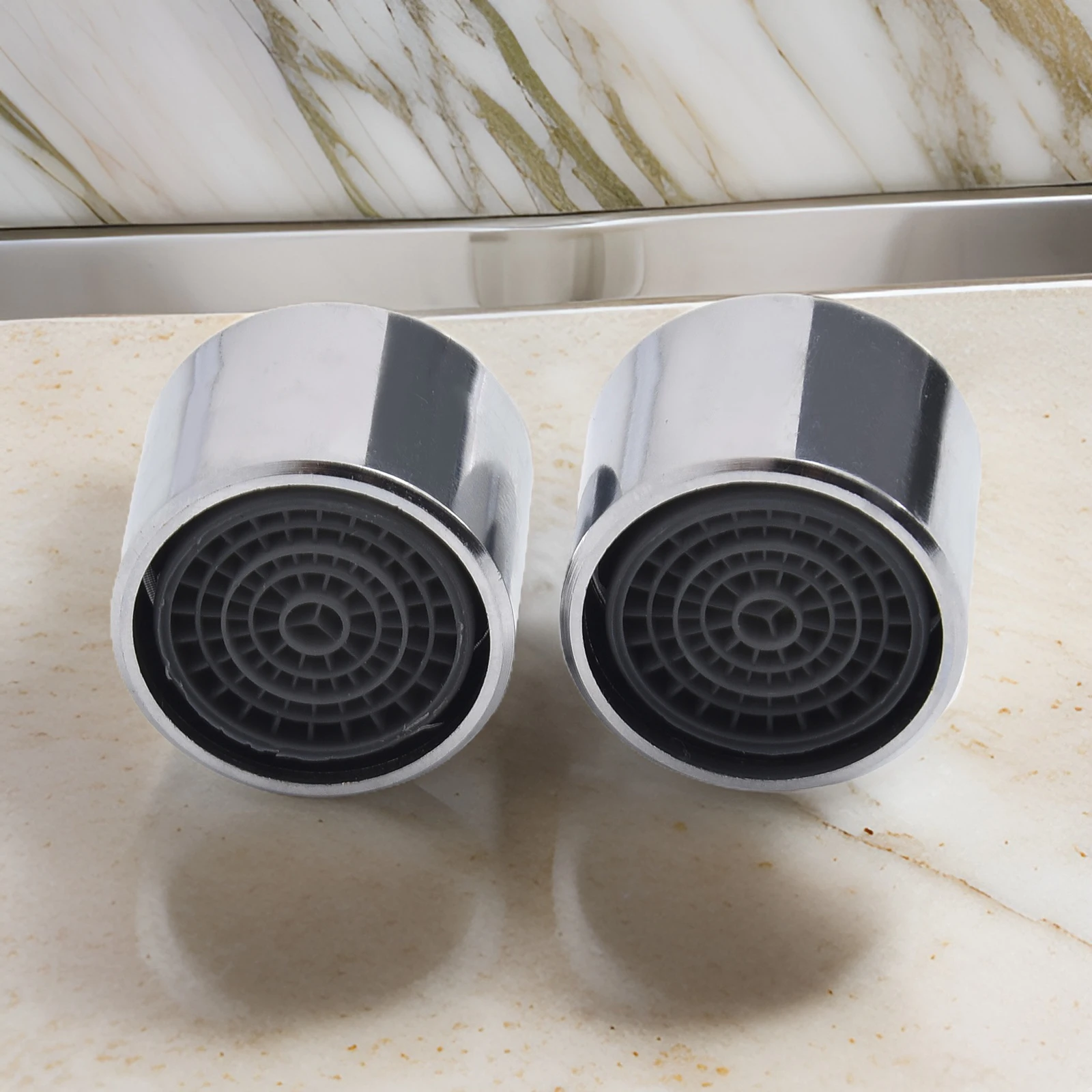 

Enjoy Filtered Water Instantly 3pcs Basin Kitchen Faucet Tap Filter Kit with 22mm Internal Thread Sink Aerator