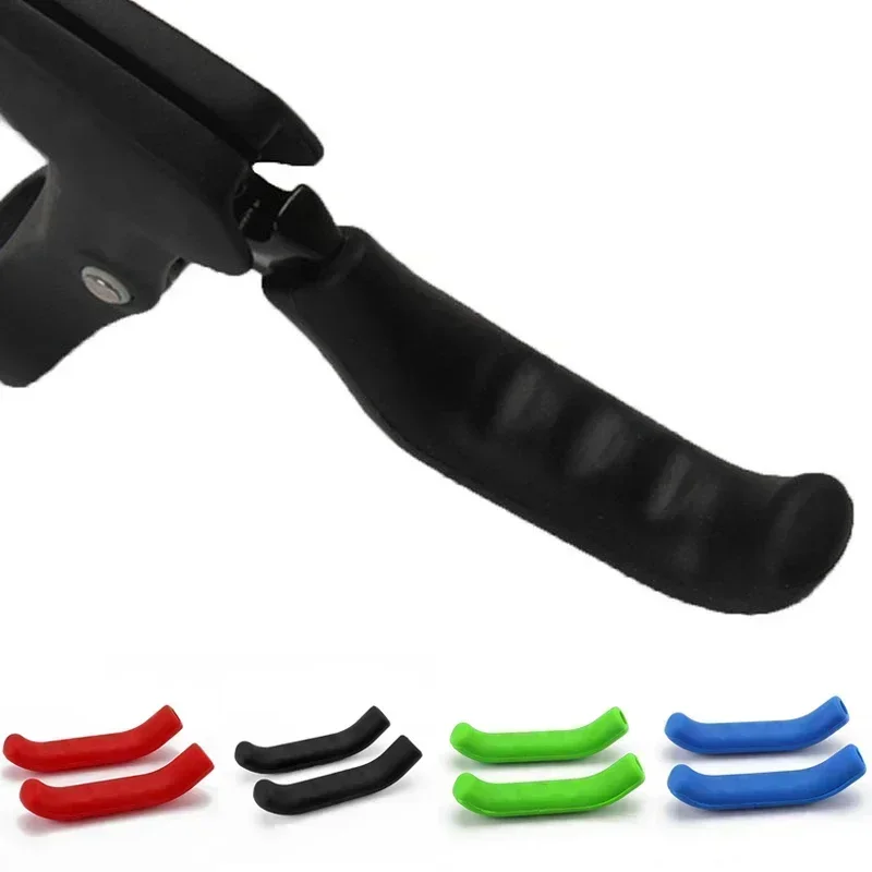 road Mountain Bikes Silica Gel Brake Lever Cover Black/Red/Blue/Green Brake Lever Covers For-Shimano Cycling protect Accessories - Image 6