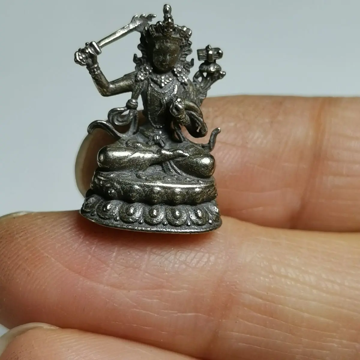 Tibetan mini bodhisattva manjushri Statues Figurines Lucky Ornaments Home Decoration gifts