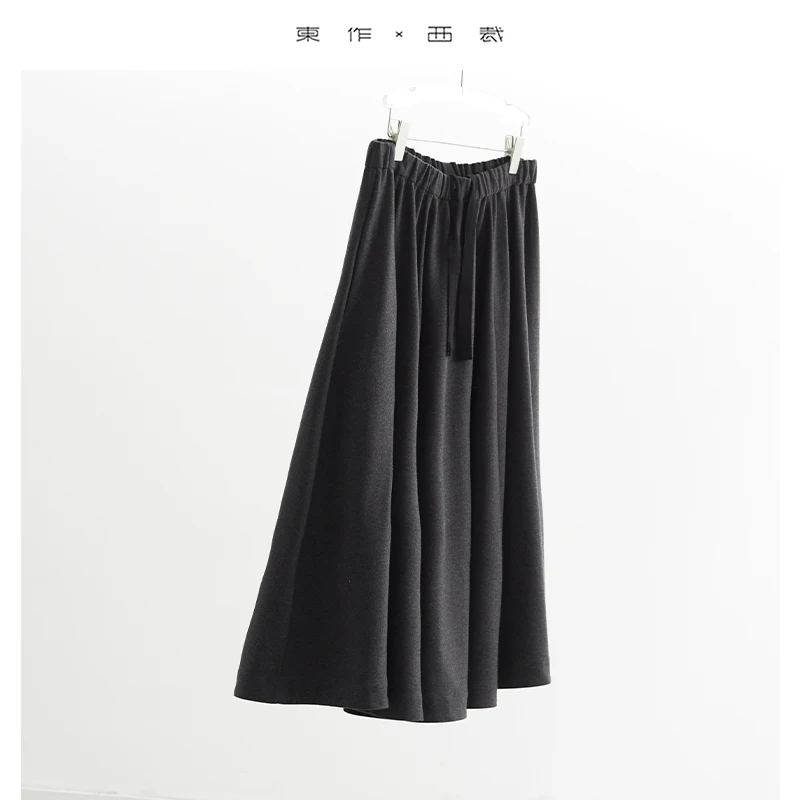 Customized Fabric, Very Limited Quantity ~ High-Waisted Slimming A-Line Skirt, Virgin Wool Flared Skirt, Neat and Professional Umbrella Skirt, 2025 Autumn and Winter New Style