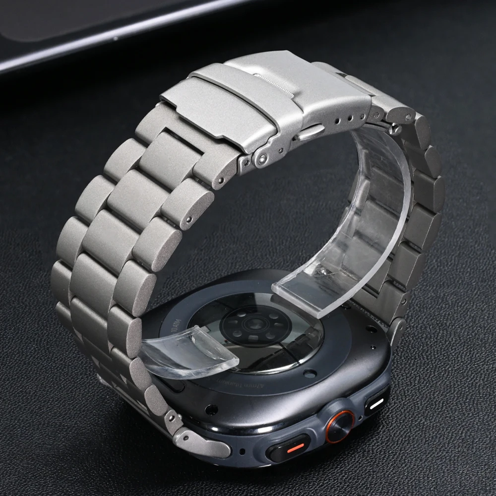 Band für Samsung Galaxy Watch 8 Ultra 2, Titan-Armband, keine Lücken, ersetztes Armband, Correa für Samsung Galaxy Ultra 47 mm, Zubehör