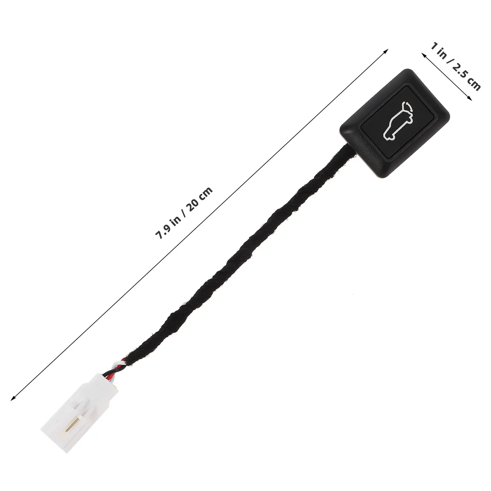 Car Rear Trunk Switch Electric Release Button Stable Structure Auto Trunk Opening Switch Vehicle Rear Door Part Repair