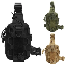 Tactical Sling Bag Shoulder Bag for Men Waterproof Utility EDC Pouch Crossbody Chest Bag Backpack for Hunting Camping