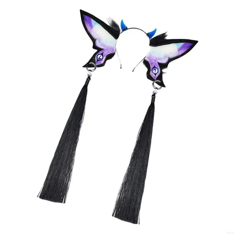 M6CD Devil Eye Hairbands สำหรับสตูดิโอภาพถ่ายฮัลโลวีนอุปกรณ์ประกอบฉากที่สะดุดตาสำหรับงานปาร์ตี้อีสเตอร์ adorkable