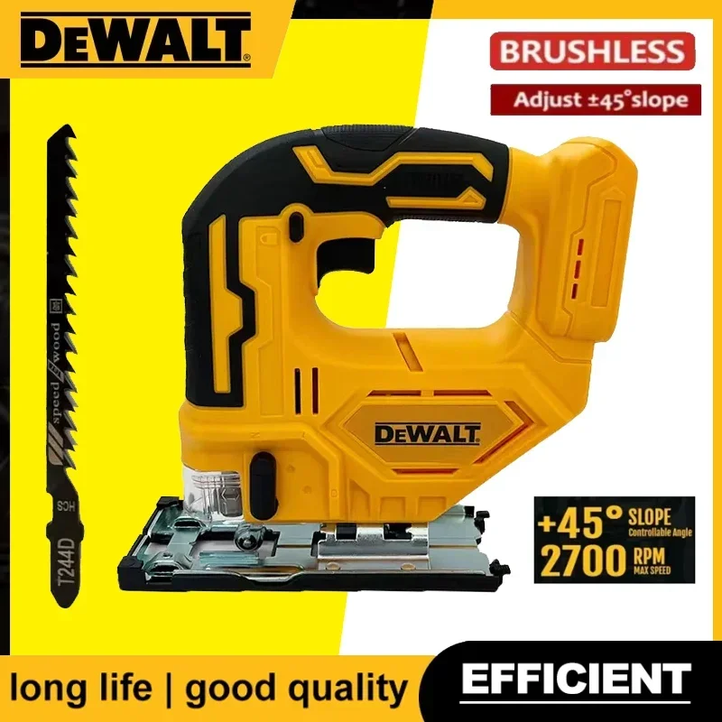 Dewalt Brushless Curve Saw Cordless Electric Jig Saw  2700RPM Portable Multifunction Adjustable Woodworking Power Tool 20V