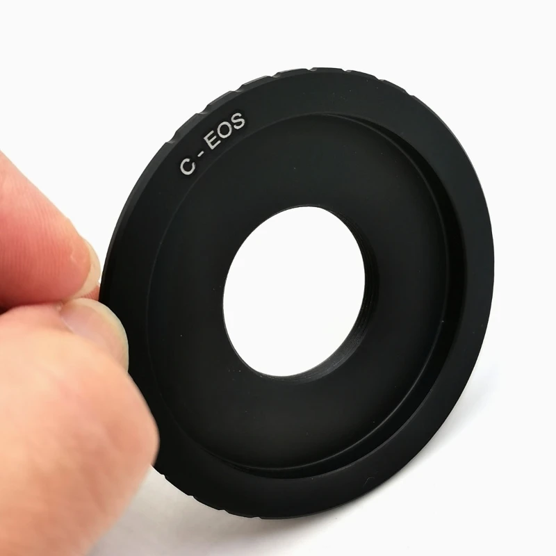 C-EOS Metal Adapter Ring for C-Mount Cinema Mount To CCTV Lens To Canon DSLR EF Macro Adapter Ring