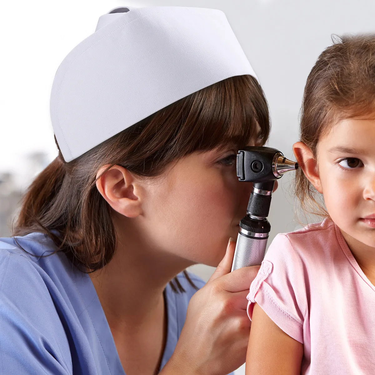 Touca de Enfermeira Tamanho Adulto Respirável Absorvente de Suor Confortável Branca Acessório de Fantasia para Festas Decoração