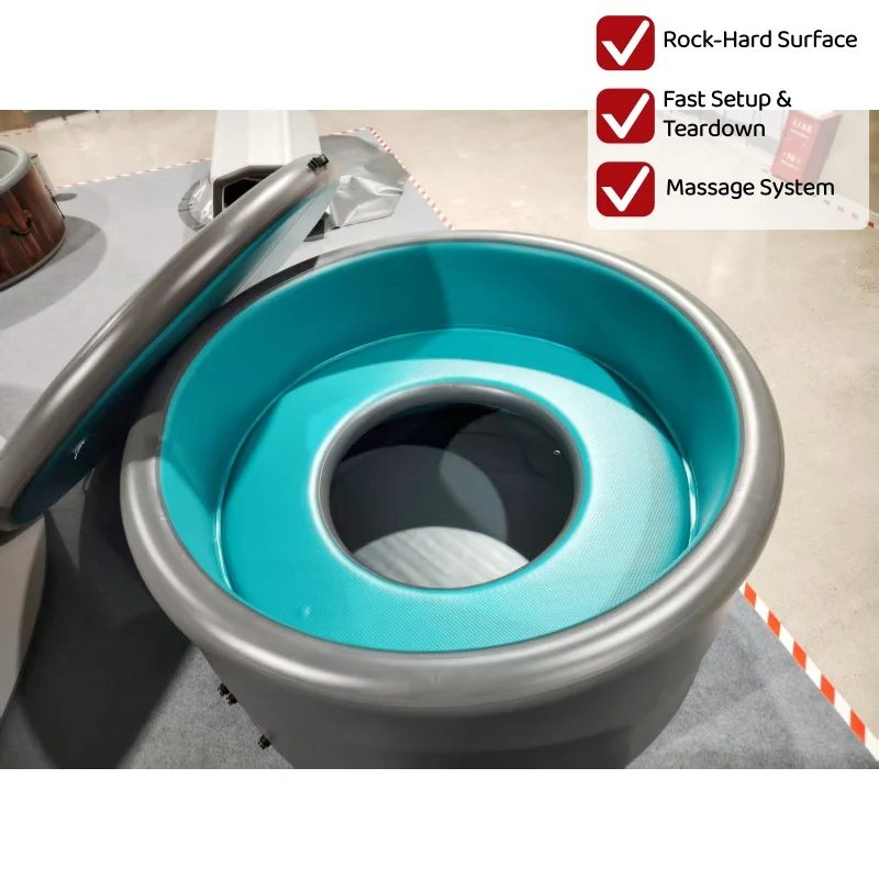 Portable Inflatable Hot Tub SPA Bath Tub with Seats DWF Outdoor Jacuzzi Bath Tub for 4 Person Hotel Home Garden Wholesale