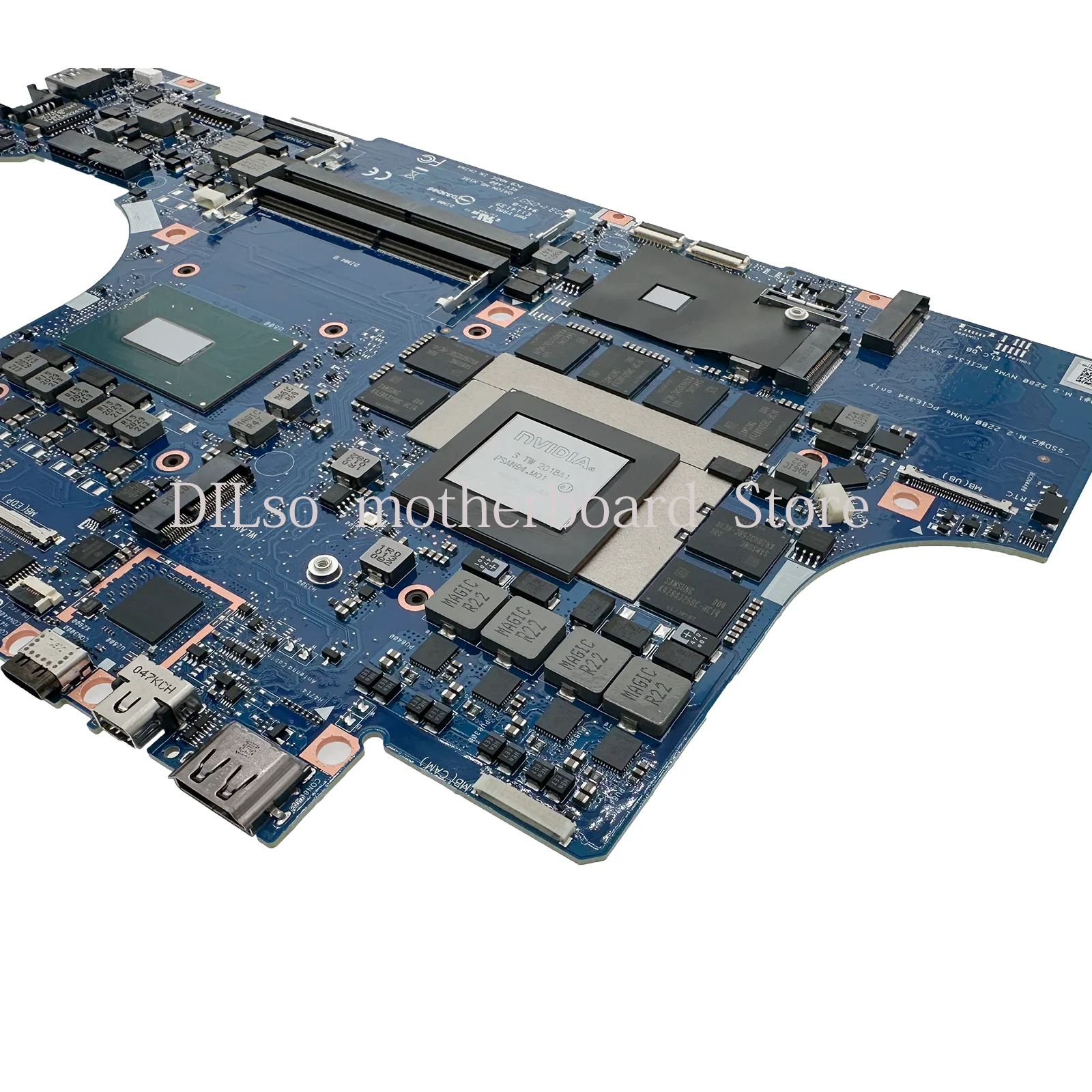 KEFU ORION_MB_N18E Mainboard For DELL Alienware M15 M17 Laptop Mainboard i7-8750H i9-8950H RTX2080-V8G DDR4 100% Working Well