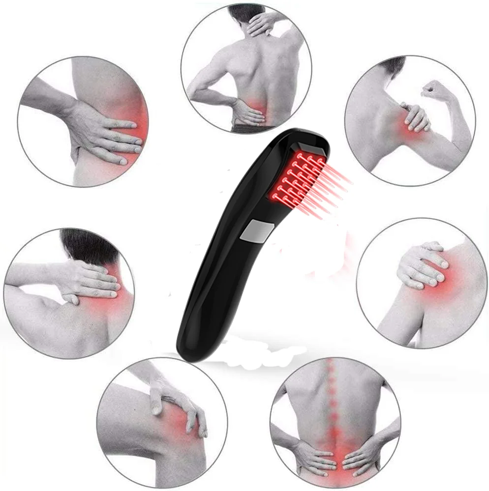 18x620nm Laser Therapy Device,Infrared Light Therapy Device for Pain Relief, Deep Penetrating for muscle Aches Neuropathy, Joint