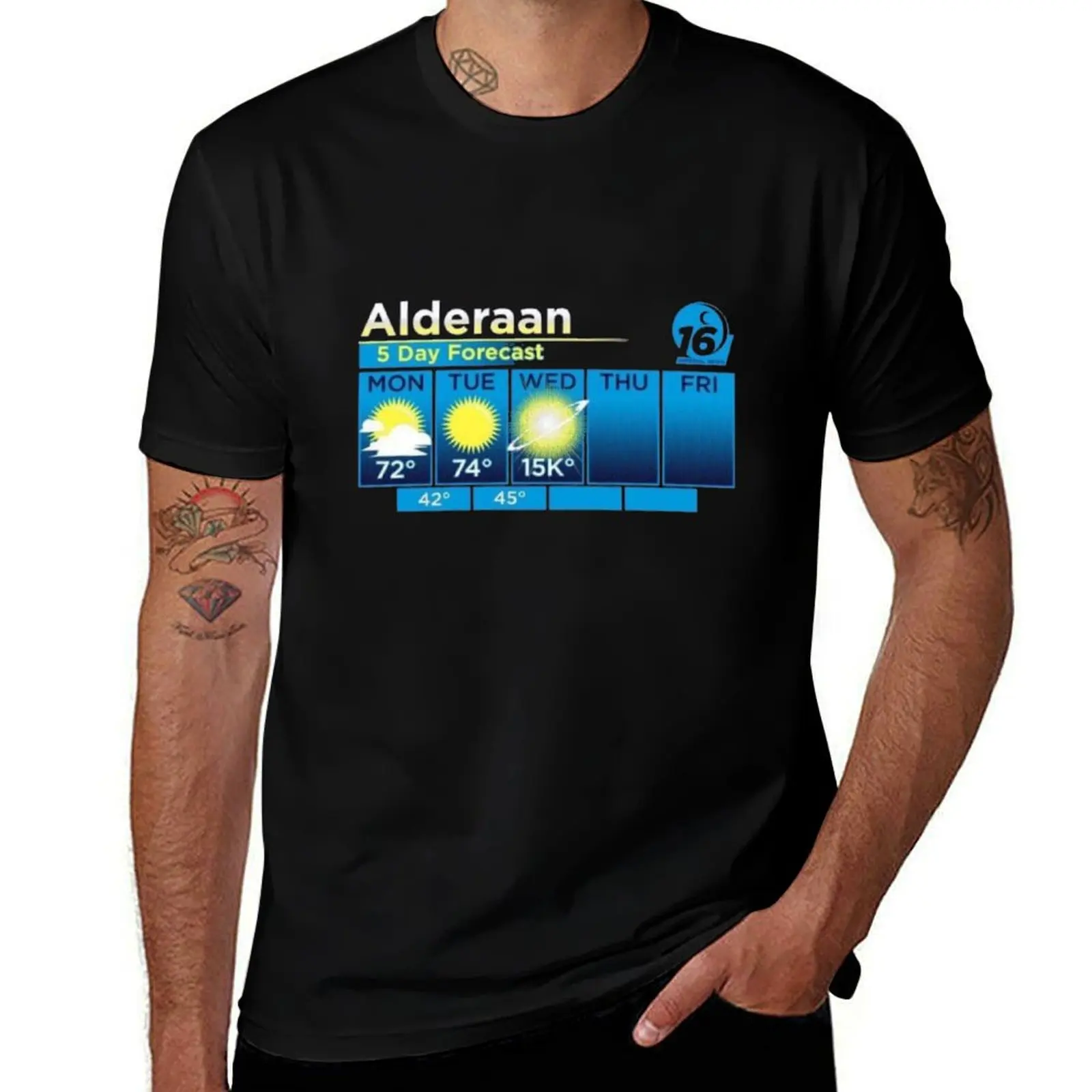 Alderaan Weather Forecast T-Shirt t shirt man casual t shirt man plain t shirts designer T-Shirt