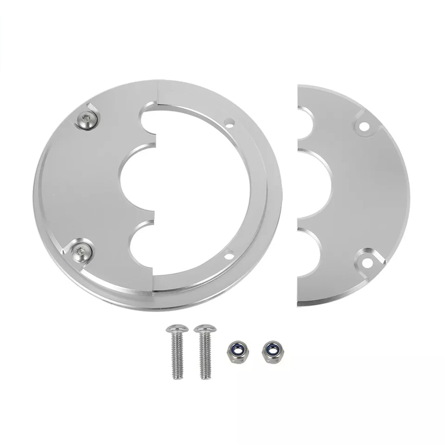 Voor Holley Terminator X Firewall Ls Harnas Split Face Grommet - 3 Holes Aluminium