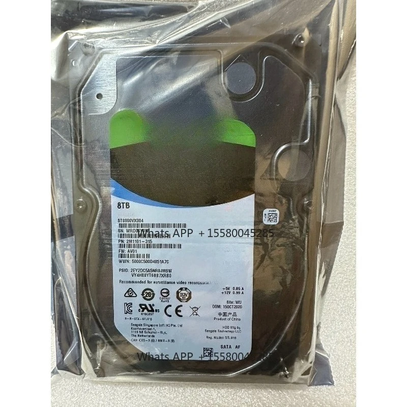 4T/6T/8T Monitoring Hard Disk ST4000VX007/ST6000VX001/ST8000VX004 3.5 Inch SATA
