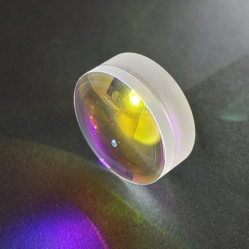Objectif de télescope astronomique DIY, lentille achromatique doublement cimentée, diamètre 25,4 mm, longueur focale différente, film de revêtement varié