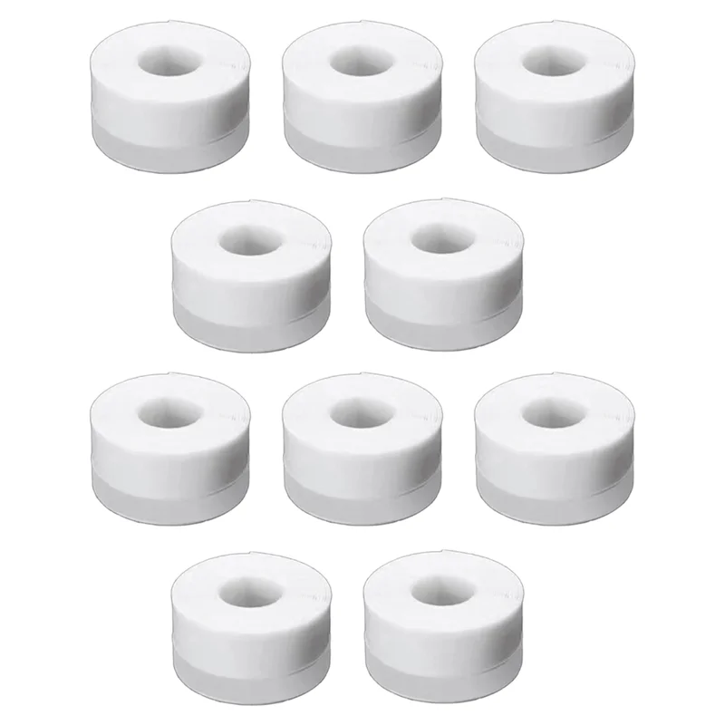 TKOH-10PCS Convictionm sello de puerta burlete tira de sellado de puerta 5M/16,4 pies pegatina de sellado cinta de sellado para borrador de puerta