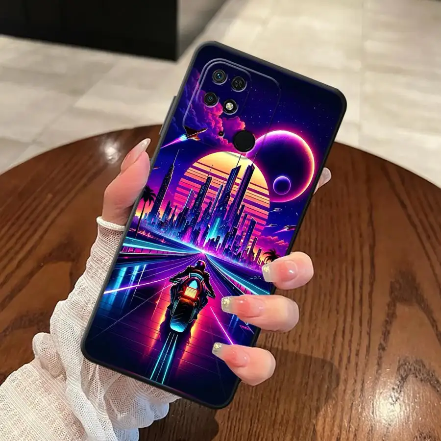 حافظة SCI-FI City لهاتف Xiaomi Redmi 9A 9C 12C 10 A1 A2 Plus K60 13C 9T A5 K40 K50 Gaming 12 غطاء خلفي ناعم #6