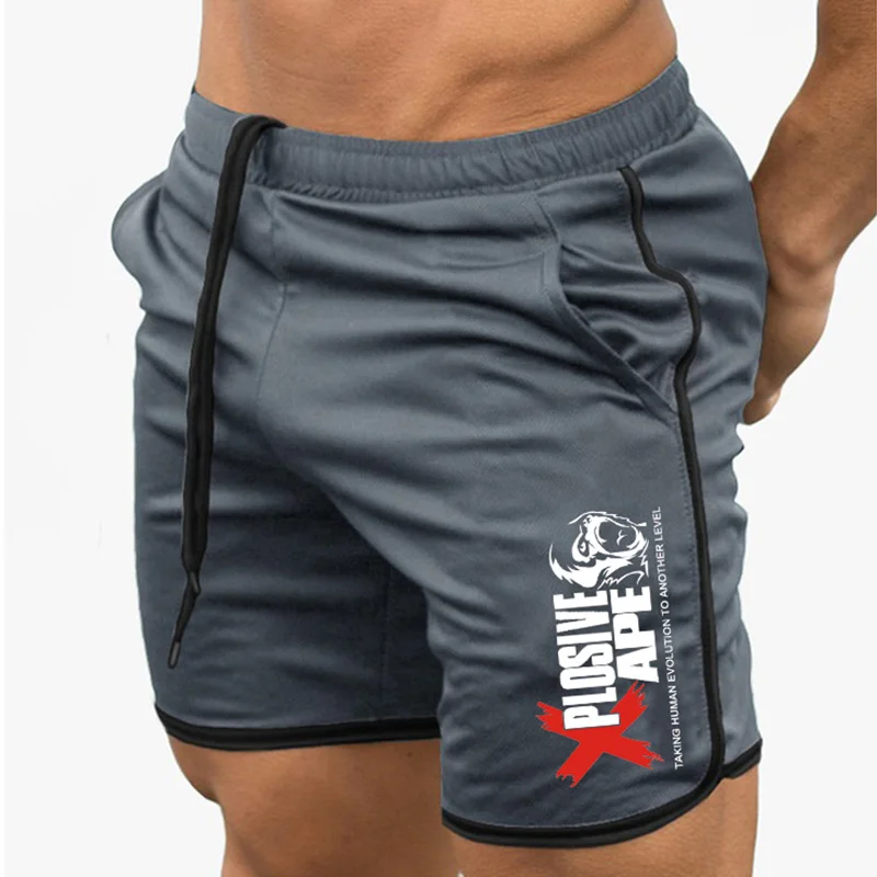 New men shorts  fitness sports shorts training jogging shorts fashion design casual shorts Basketball football training shorts