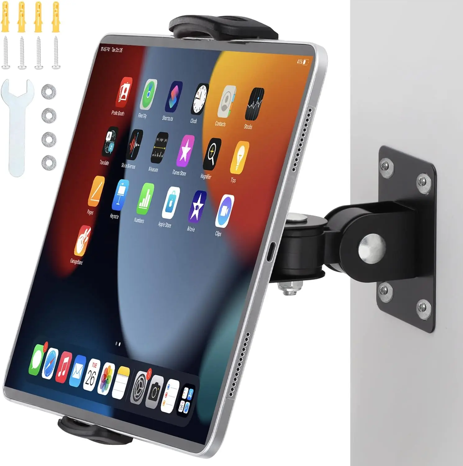 

Dual Pull Tablet Wall Mount for 4.7-12.9 inch Devices, Black