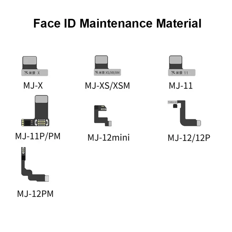 MIJING ZH01 Kabel Flex perubahan Data baterai X-14ProMax kamera sudut lebar memperbaiki Programmer Face ID Dot proyektor perbaikan kabel Flex