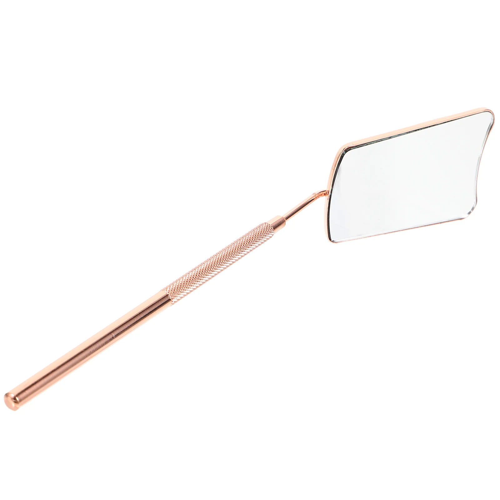

Stainless Steel Lash Extension Mirror Compact Lightweight Non-Slip Handle Multi-Use for Eyes Face Mouth Inspection