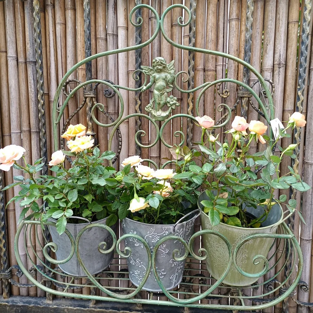 Foreign trade original order factory direct sales Amazon explosion European wrought iron old courtyard potted plants hanging
