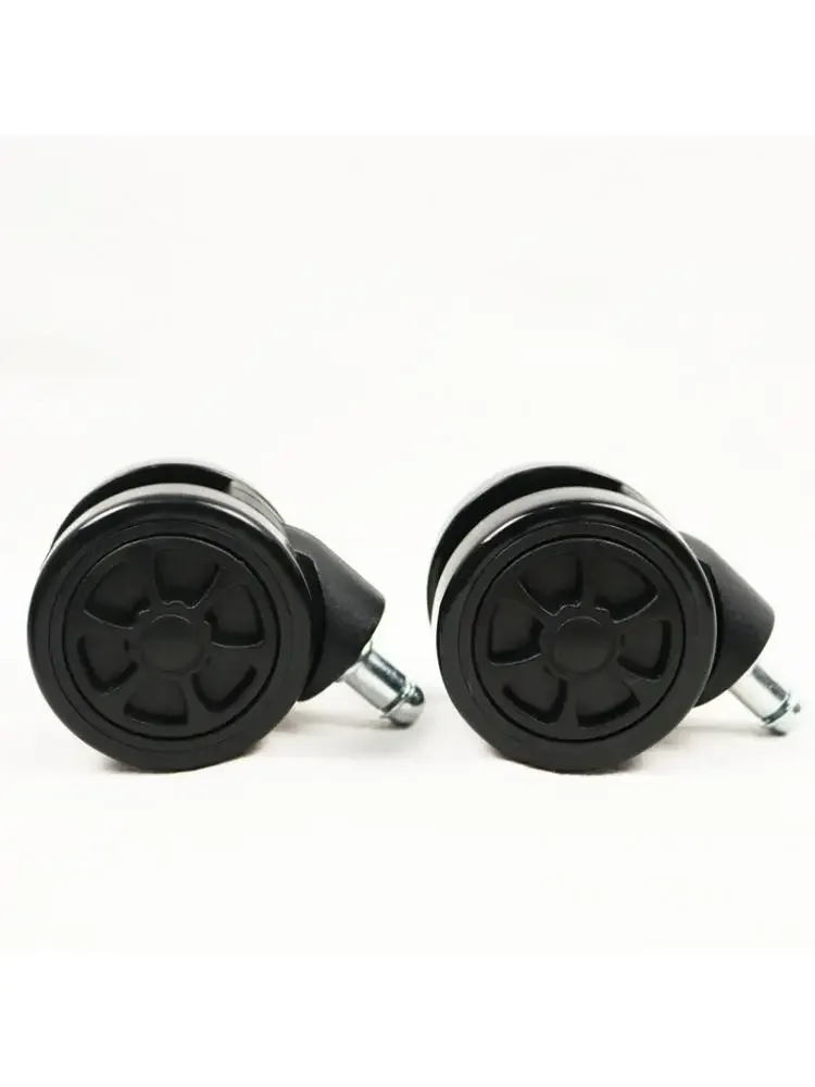 5 Packs 60mm Car Wheel Style Office Chair Casters- Large Color Furniture Replacement