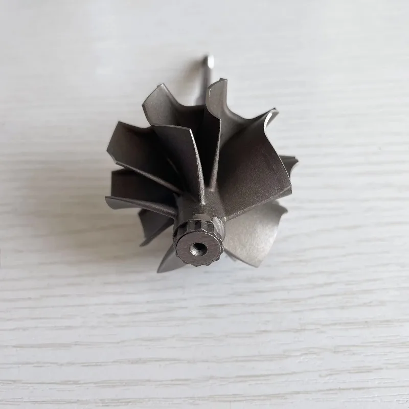 

TD04HL 45,65/52 мм 5+5 лопастей Турбинный вал и колесо