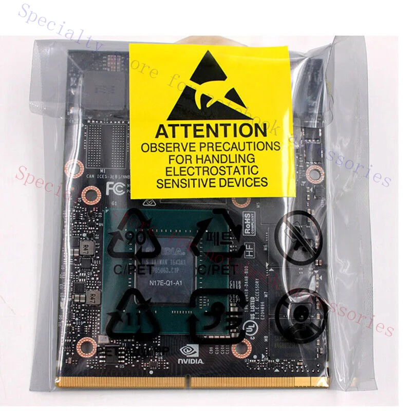 AAA+ FOR N17E-Q3 Graphic Card For NVIDIA Quadro P4000M MXM DELL M7710 M7720 Zbook17 G3 G4