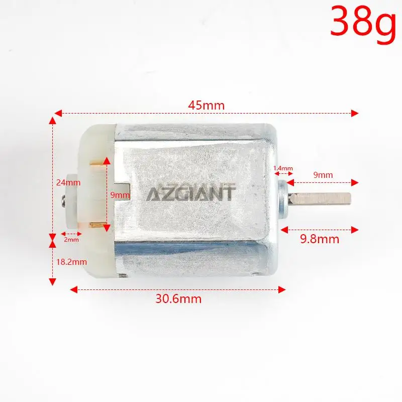 AZGIANT 5pcs D Cut Shaft FC-280PC-22125 DC 12V 100mA Car Central Door Lock Motor Factory Direct Sale