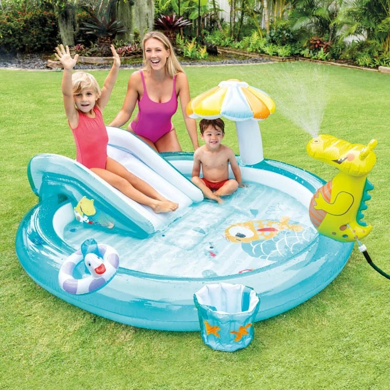 

Children's Pool Baby Home Inflatable Pool Family Large Ocean Ball Slide
