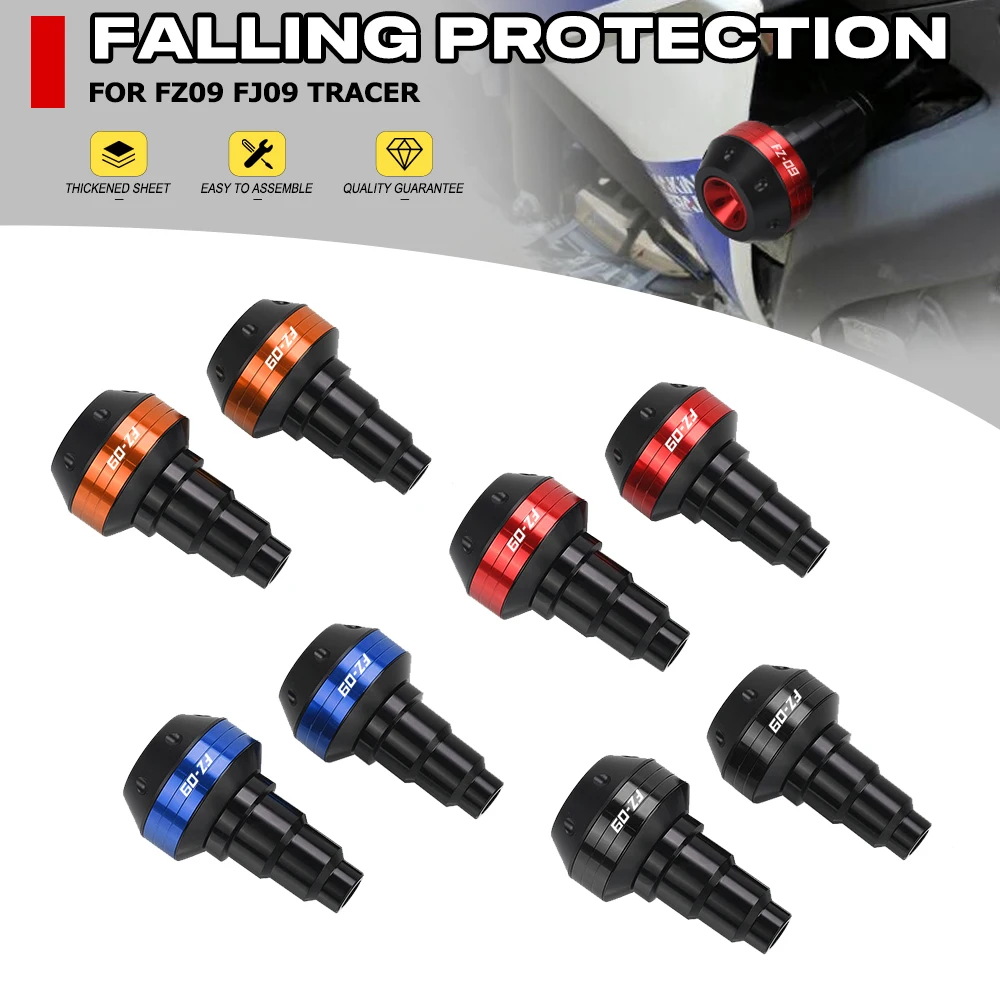 

FZ09 TRACER Motorcycle Accessories Frame Sliders Falling Protection Crash Protector Pad For Yamaha FZ-09 FZ09 FJ-09 FJ09 TRACER