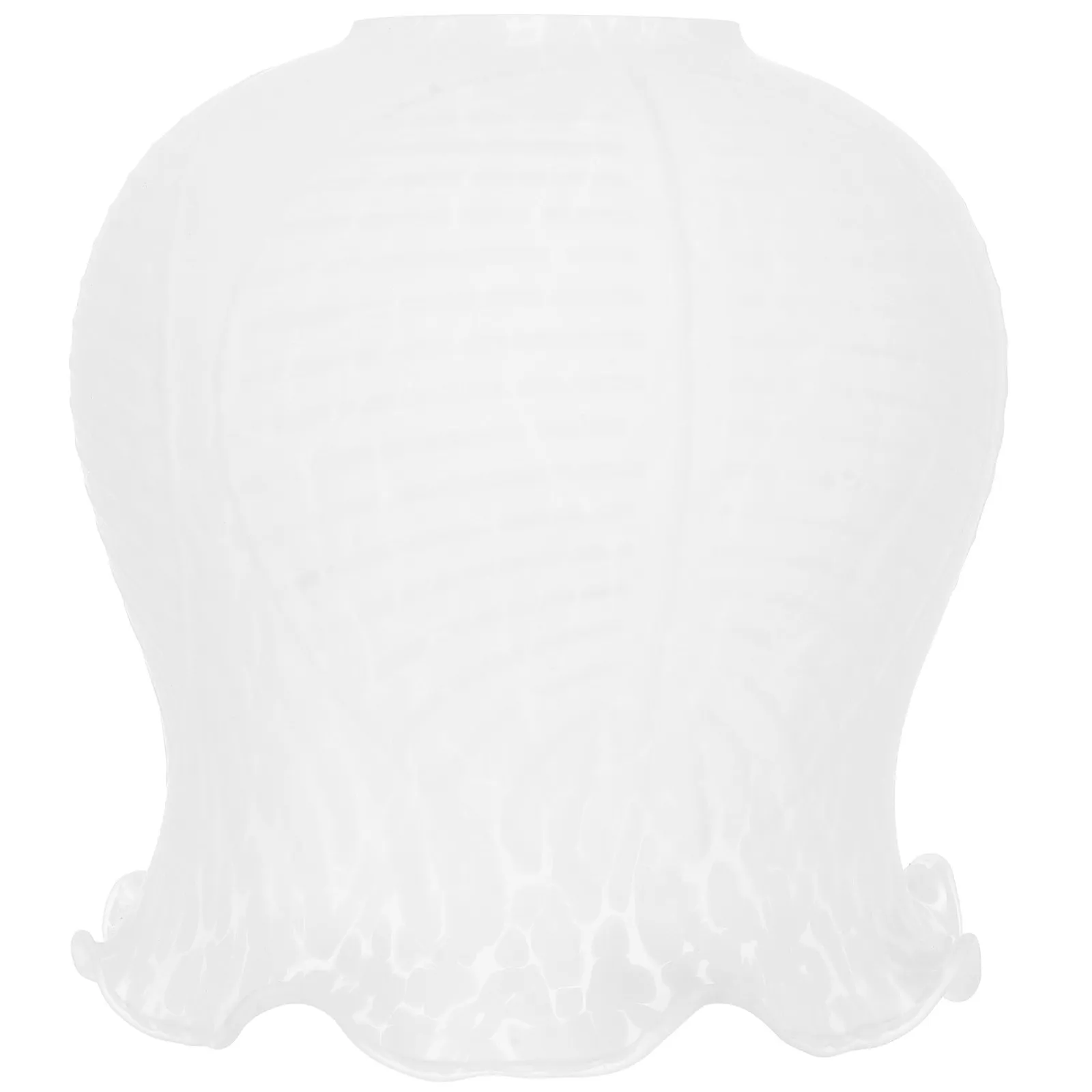E27 Glass Lampshade Three Leaf Flower Shape Pendant Lamp Shade Replacement Light Cover for Hanging Lights Wall Sconce