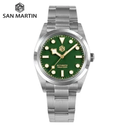 San Martin 36mm Explore Mechanical Watch For Men Watches Relogio Automático Sapphire Sport Snowflake Luminous 10Bar SN0021B-3