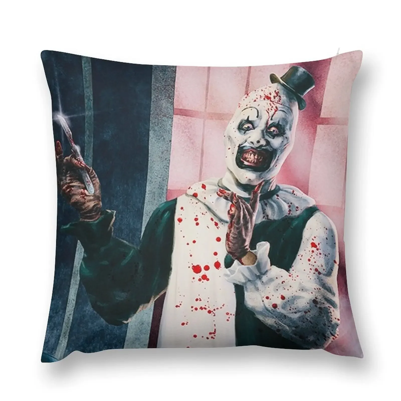 

Terrifier Horror Movie Art Throw Pillow Plaid Sofa Luxury Living Room Decorative Cushions Pillow Case Christmas pillow