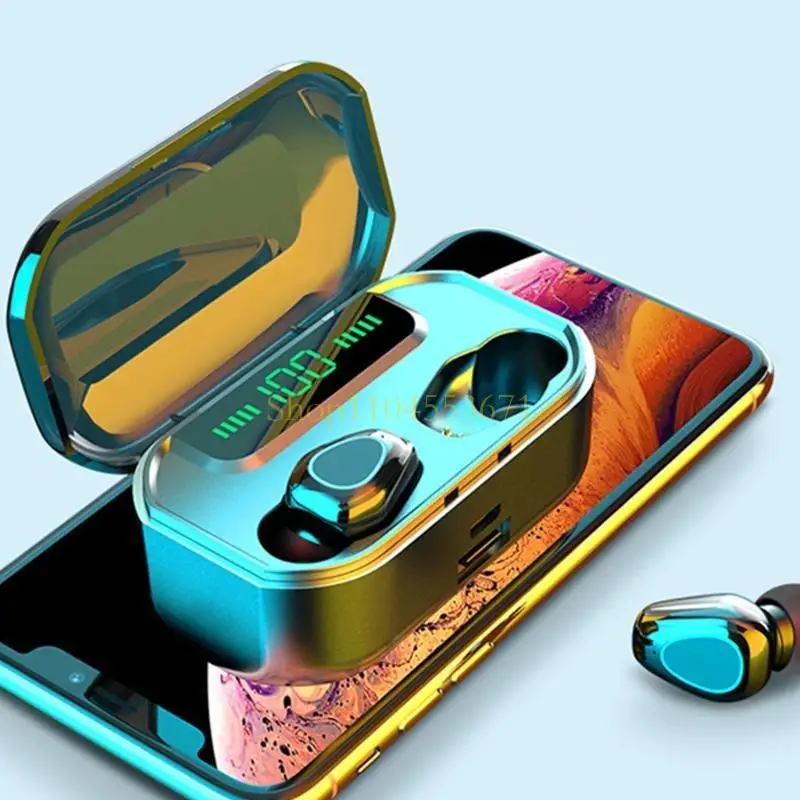 Best Seller Wireless Charging Bluetooth-compatible Wireless Headphone Touch Control Stereo Earphones Sport Earbuds Headset With