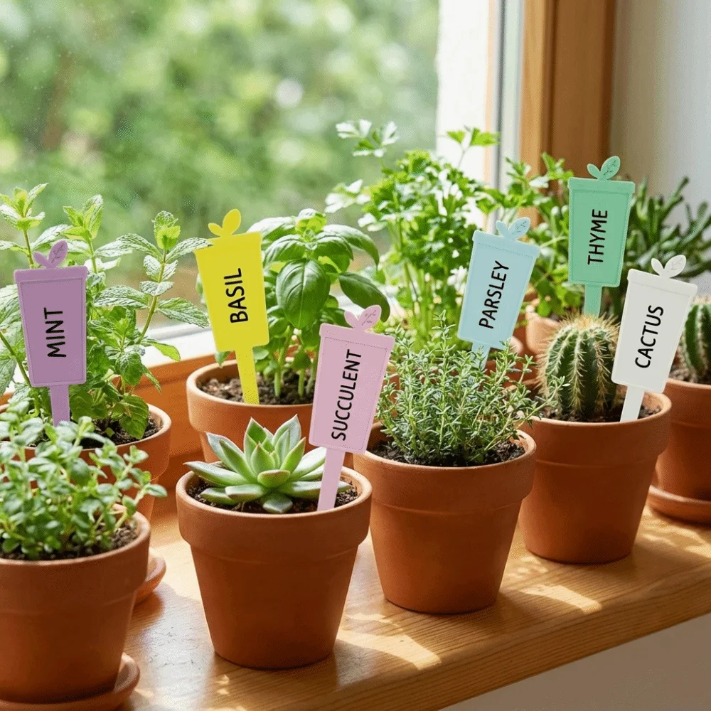 10/12PCS Thickened Plant Label Tag Waterproof Sunproof Garden Marker Fade Resistant Colorful Markers Label Garden Nursery