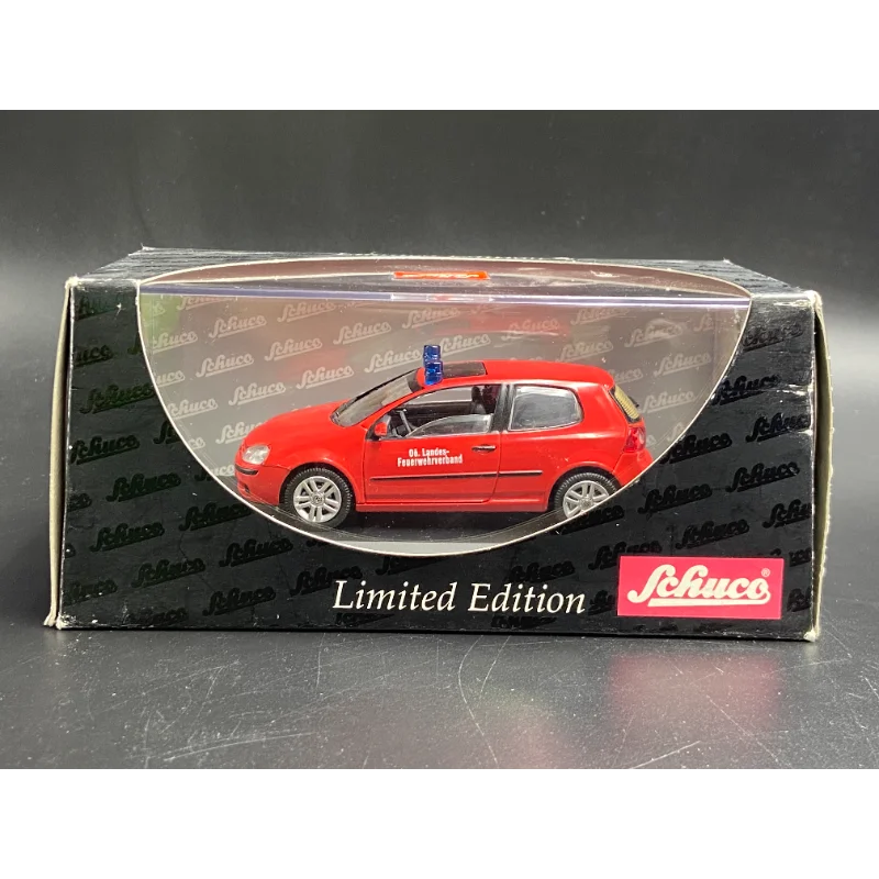 Schuco fundido a presión, escala 1:43, VW Golf, motor de bomberos de quinta generación, modelo de coche de aleación, juguete coleccionable, regalo, adorno de exhibición de recuerdo