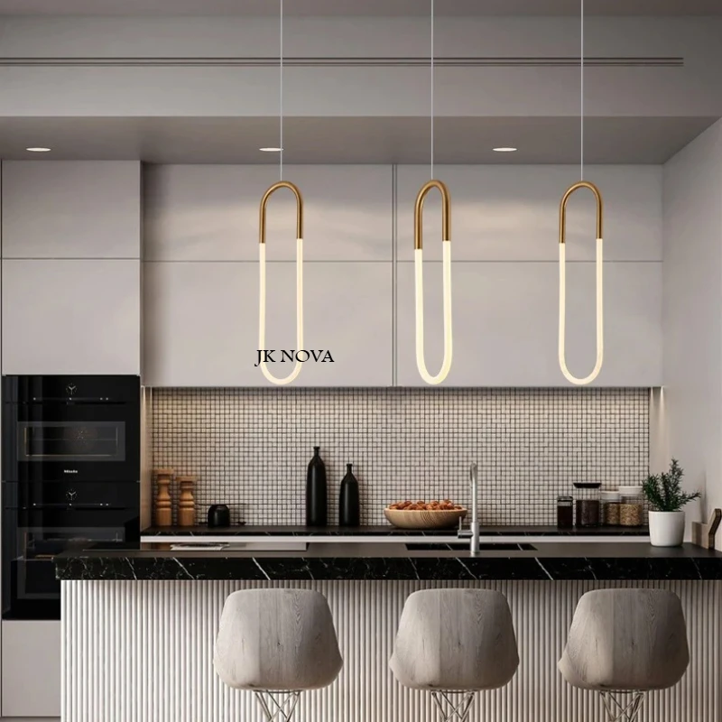 Lampada a sospensione da comodino minimalista Soggiorno moderno e minimalista Nordic Creative Bar Bancone Camera da letto Piccola lampada a sospensione