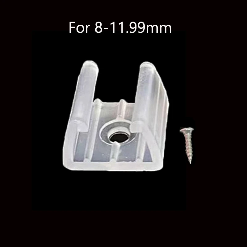 Led Connector Fix Clips Plastic Accessories Mounting Fixing on Wall For 110V 220V RGB 5050 Neon LED Strip Light Fastener Clips