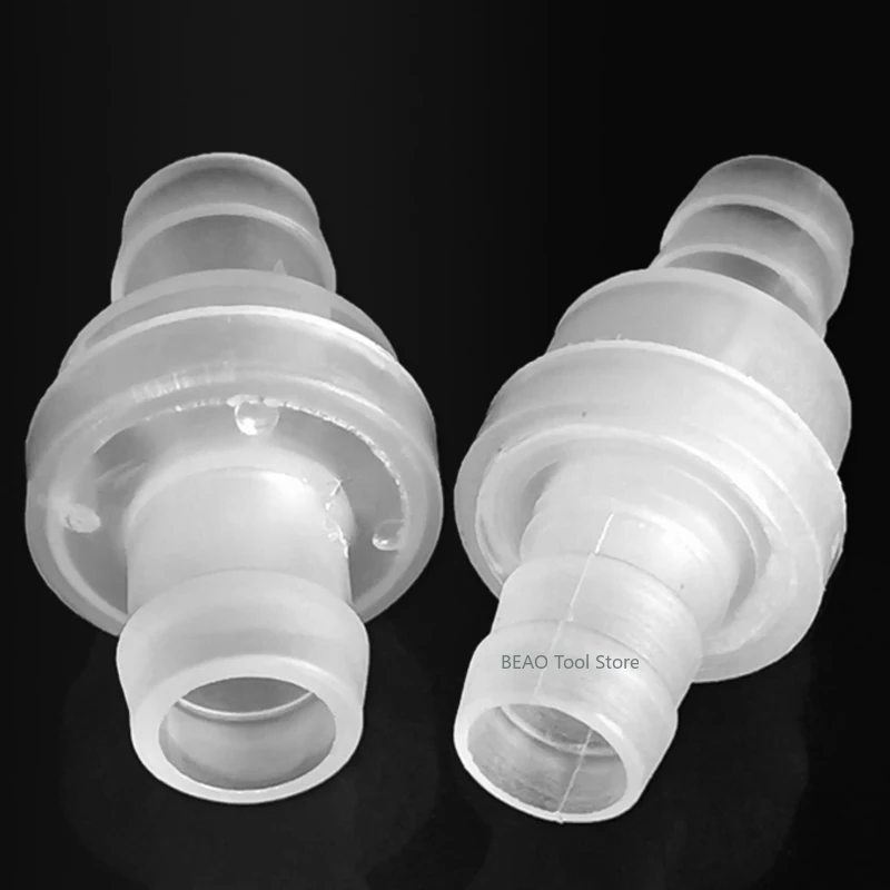 1~10Pcs Plastic One-way Valve Hose Anti Reflux Valve small Water Stop valve oil resistant