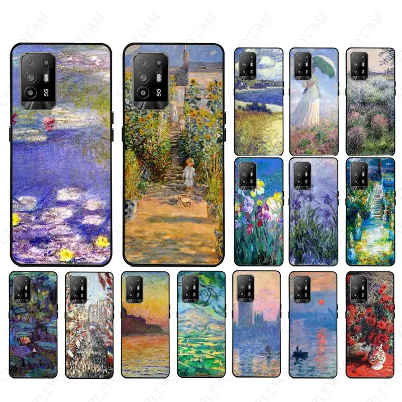 Claude Monet Impressionism Painter Phone cover For oppo Realme 8Pro 6PRO 6i 7pro 9i 9pro C11 C21Y C21 C25Y C25S C3 Q3S XT Cases