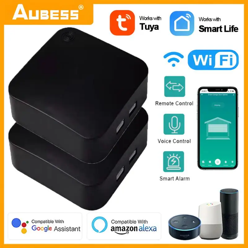 Tuya Wifi Garage Door Switch Intelligent APP Remote Conrtrol Security Monitor Wireless Controller Work With Alexa Google Home