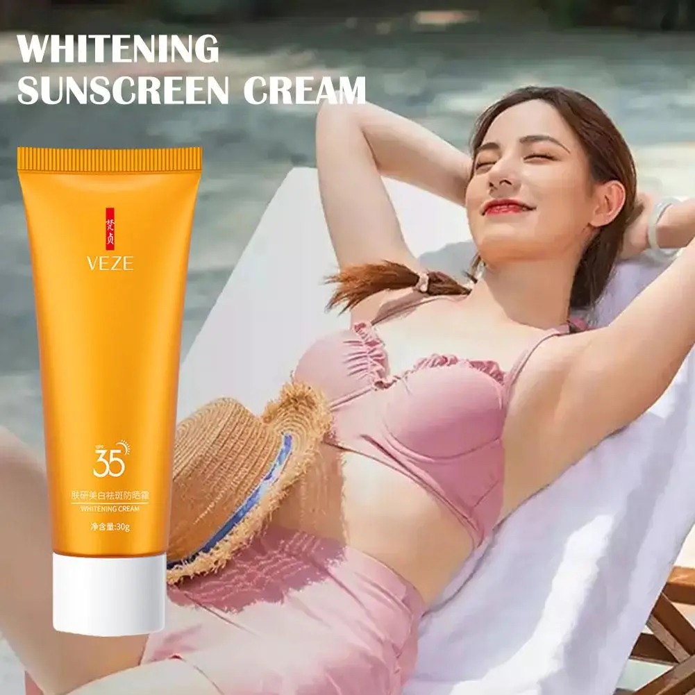 Zonnebrandcrème Whitening Zonnebrandcrème Spf 35 Vochtinbrengende Controle Anti-Aging Verminderen Stofverzorging Olie-Controle Olie Huid C6m5