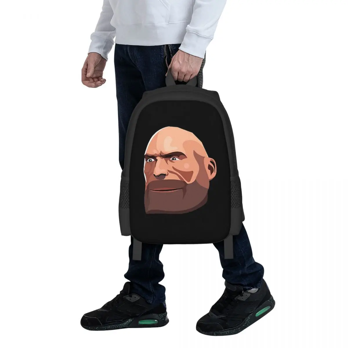 Team Fortress 3 Student Backpack School Bag Hiking Travel Daypack for Men Women Fashion Bookbag Shoulder Bags