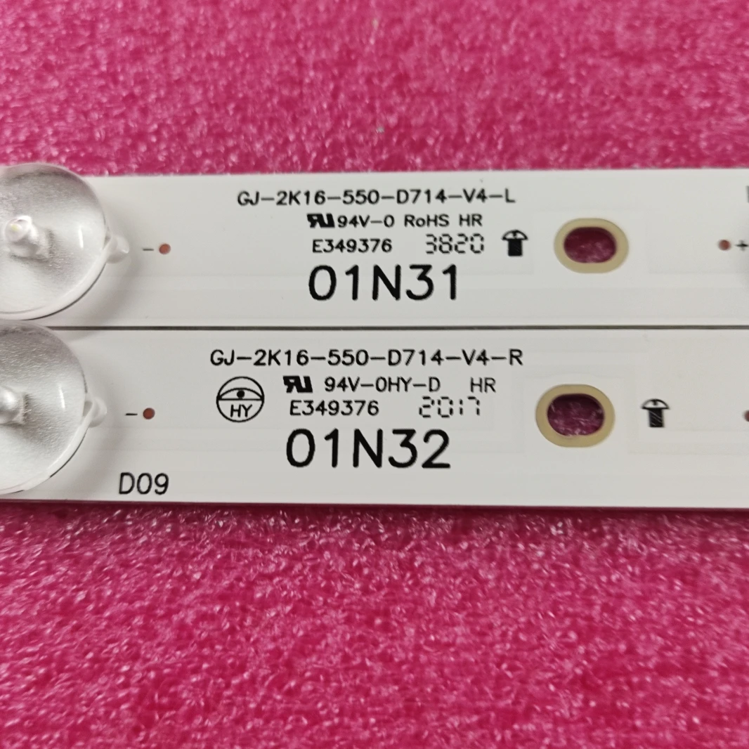 Podświetlenie LED dla 55PUS6501/12 55PUS6551/12 55PUS6561 55PUS6581 TPT550U2 GJ-2K16-550-D714-V4-L R LBM550M0701-KY-4 0 (R)