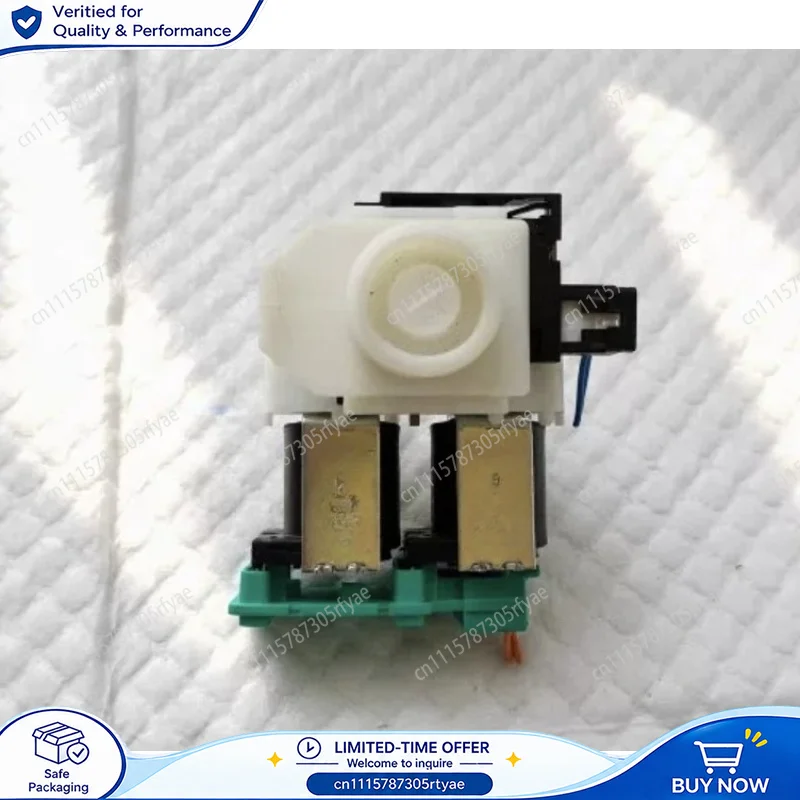 Washing Machine Inlet Water Valve 9000048505 Compatible with Bosch Siemens XQG90 Washer Replacement Valve with Flow Sensor